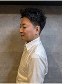 ビジネス場面にもピッタリ　清潔感MAXパーマスタイル