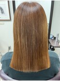 【miyu】酸性ストレート、切りっぱなしロブ