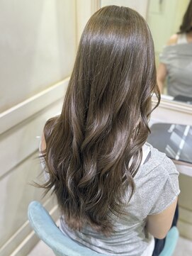 アソビ 表参道(ASOBI) ブリーチなしダブルカラー/オリーブベージュ/学割U24/表参道