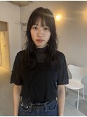 ロングレイヤー/顔周りレイヤー/ロングパーマ/デジタルパーマ