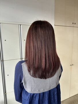 ディシェーレローブ(die Schere Lob) イノアカラーで大人のピンクブラウン