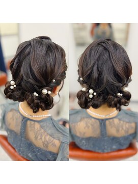 W’d BELL品川駅前店 ヘアセット/ヘアメイク/ヘアアレンジ/着付け専門店 ツインお団子