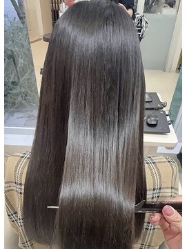 髪質改善ストレート