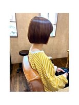 アメリシシ 近鉄八尾店(Ameri sisii.)&nbsp;【ブラウン/ミディアム/似合わせボブ】#Ameri