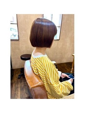 アメリシシ 近鉄八尾店(Ameri sisii.) 【ブラウン/ミディアム/似合わせボブ】#Ameri