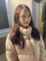 ハル ヘアスタジオ(haRu hair studio)&nbsp;柔らか艶ベージュ