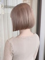 ナイロン 西葛西店(NYLON.)&nbsp;【笠原】ブリーチ1～2回で決まる♪切りっぱなし×ピンクベージュ