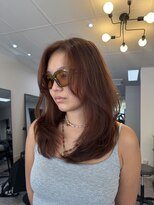 イロ バイ マグ(IRO by Mag)&nbsp;夏に◎ブリーチなしカラー海外レイヤーカット小顔