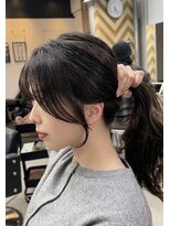 シルクレイ 吉祥寺店(Silk-lei)&nbsp;ポニーテールでも可愛い顔周り似合わせカット/YOSHIKIヘア