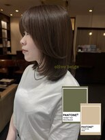 クリーク ノイズ ヘア 大手町店(CLIQUE noise hair)&nbsp;オリーブベージュ