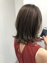 キャンバス バイ ネオリーブ 横浜西口(Canvas by neo.)&nbsp;切りっぱなしロブ × 赤味完全除去！ミントアッシュ