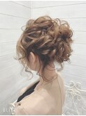 アップ【茶屋町ヘアセット専門店Achieve m+ stylist by有村】
