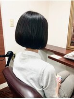 ホワイトストーン WHITE STONE 酸性ストレート　ボブ　縮毛矯正　髪質改善　ダメージレス