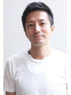 メリケンバーバーショップ コウベ(MERICAN BARBERSHOP KOBE) サイドグラデーション七三オールバックツイストパーマ#m2142