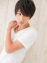 メンズヘア ビーセカンド 草加店(MENS HAIR B-2) 重めバングの目力ＵＰこなれ感ミニウルフJ