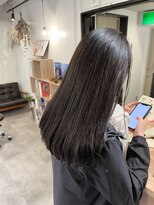 ネイヴィル オモテサンドウ(navile omotesando) ☆ブリーチなしグレージュ艶髪ロング☆