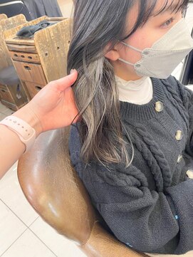 ネオリーブアイム 横浜西口店(Neolive aim) インナーカラー グレージュ【横浜】k