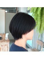 アクセヘアー 町田(acce hair)&nbsp;ショートヘアの自然な縮毛矯正