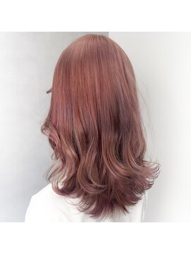 ミル(1001 mille) 韓国風チェリーピンクのミディアムレイヤー