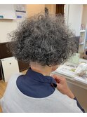 しっかりプードルパーマ