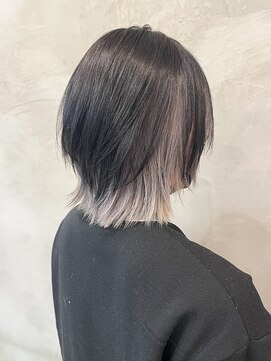 ペスカ 長町南店(pesca) dark blue × white silver (2bleach) OIKAWA