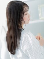 モッズヘア 上尾西口店(mod's hair) 透けバング黒髪バレイヤージュロングレイヤーa上尾20代30代40代
