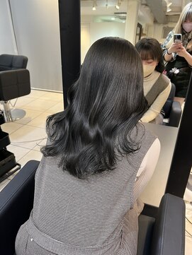 アクアオモテサンドウ(ACQUA omotesando) ☆透明感カラーブリーチなしオリーブベージュオリーブグレージュ