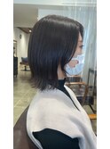 外ハネミディアムボブ