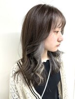 フォーク FOLK 【FOLK】インナーシルバー＆透明感グレージュ☆似合わせロング♪