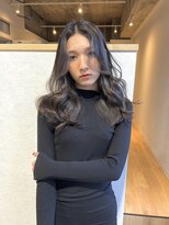 リト(riTo)&nbsp;20代暗めカラーデザインカラーロングオリーブグレージュベージュ