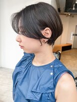 アルバム 池袋(ALBUM) くびれショート_前髪パーマグレーベージュ_ba477251