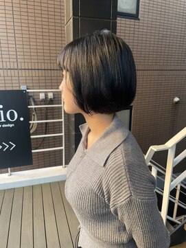 シオ ヘアー デザイン(Sio. hair design) タッセルボブ