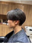 men'ssalonHuuスタイルセンターパートスタイル