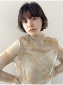 kanna【 高円寺 中野 】顔まわりボブ/韓国ボブ/オリーブベージュ