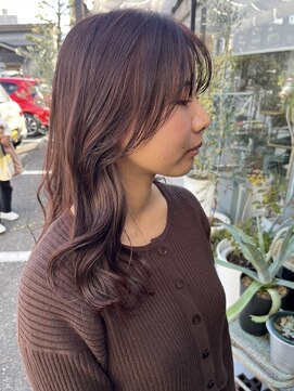 ウル(URU) 顔まわりが可愛いミディアムレイヤー