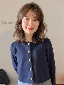 アンアミ キチジョウジ(Un ami Kichijoji) 【unami】ゆるふわパーマ 澤田杏奈