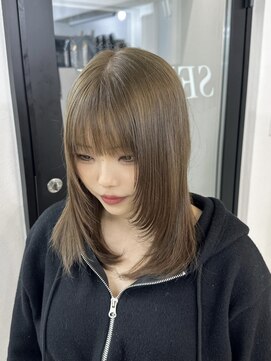 セディアル 心斎橋(SEDEAL) アッシュベージュ×レイヤー