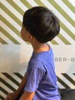 バーバーバー アカバネ(BARBER-BAR AKABANE)&nbsp;キッズカット 可愛らしいショートマッシュ#3