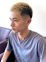 ブリランチン イワタ(Brilliantine Iwata) 金髪×フェード×ボウズ