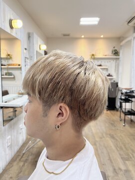 コクア ヘアーデザイン(kokua hair design) ワンブリーチミルクティカラー