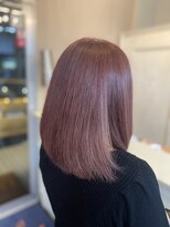 ミオ パーチェ ヘア(mio pace hair) ピンクべージュ×ボブ