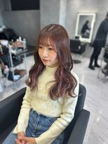 シーエスメイドバイシャチュー 栄店(CS made by SHACHU)&nbsp;インナーカラー/ピンク/フェミニンロング