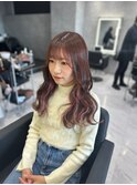 インナーカラー/ピンク/フェミニンロング