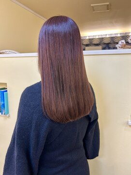 ヘアーデザイン モモ(Hair Design MoMO) 艶たっぷりの甘酸っぱいカシスカラー