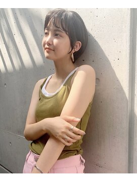 ミンクス 原宿店(MINX) 【MINX原宿表参道】地毛風ブラックショート