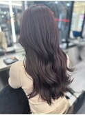 ブリーチなしダブルカラー☆ラベンダーブラウン