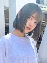 テクネ 天神大名(techne)&nbsp;天神大名顔周りレイヤーカットミディアムボブタッセルボブ今泉