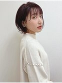 伸ばしかけウルフボブ