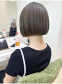 Say.ショートボブブルーカラー縮毛矯正ミニボブ黒髪表参道青山