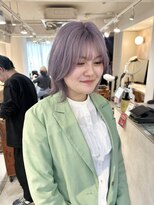 テトラ バイ ネオリーブ 横浜西口店(tetra by neolive)&nbsp;ウルフカット　ラベンダー　ハイトーン　ブリーチ　横浜